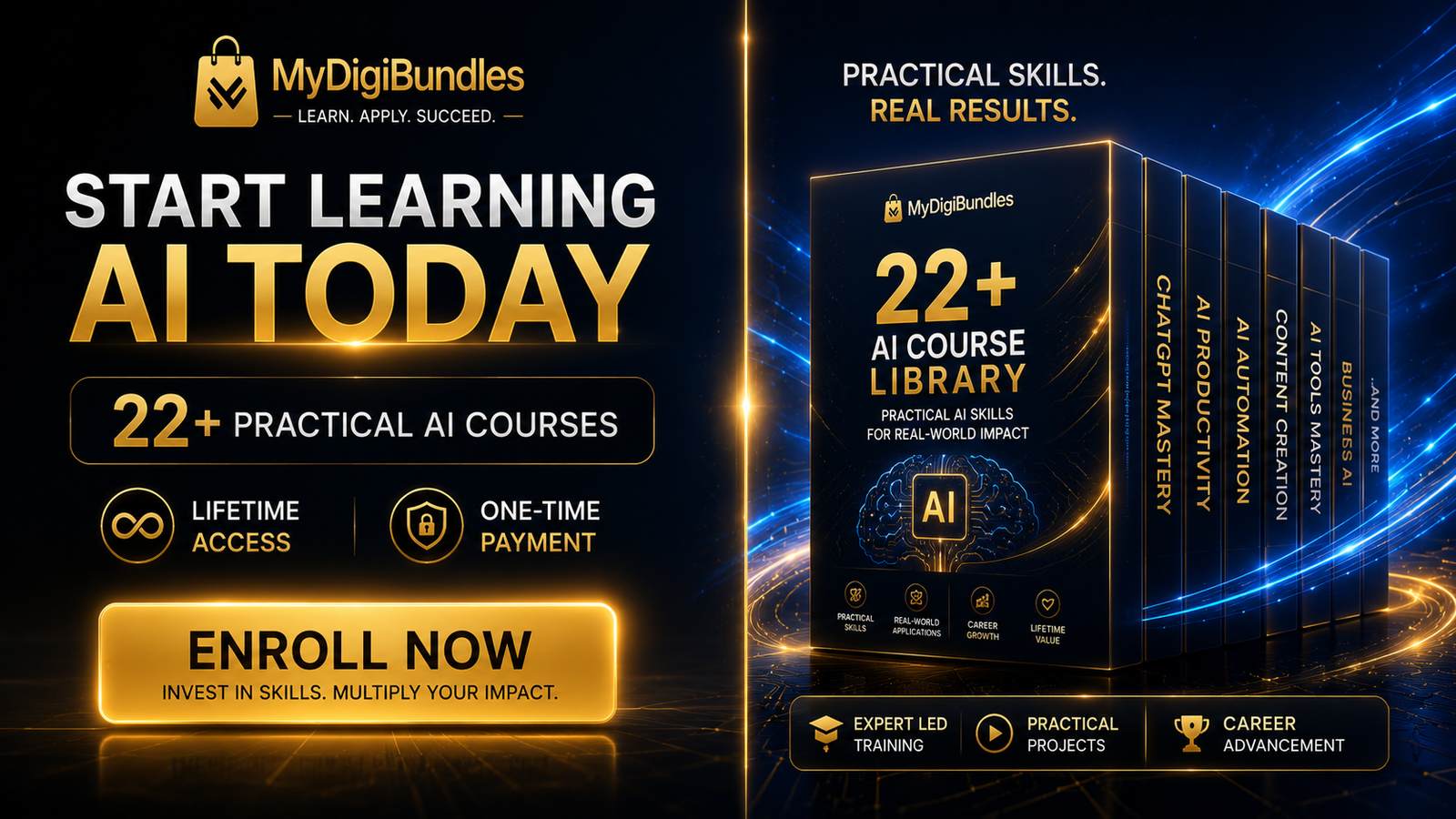 Start learning practical AI skills today with the AI Course Bundle
