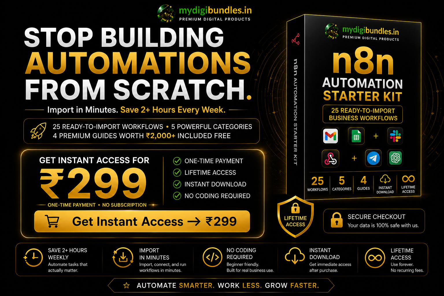 Start automating smarter today with the n8n Automation Starter Kit